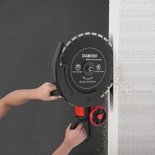 16'' Electric Concrete Saw Wet/Dry Saw Cutter with Water Pump and Blade 5800W US - Picture 12 of 15