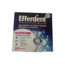 Efferdent Anti-Bacterial Dental Appliance Cleanser SHIPS IN 24 HRS 