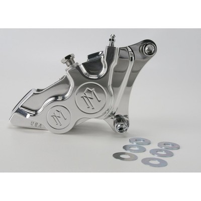 Performance Machine Direct Bolt-On 4-Piston Polished Right Caliper - 0053-2916-P