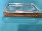 Vintage Pyrex 502-C replacement lid, original ribbed glass top(small chip)