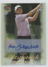 2023 Fleer Ultra Rookies Golden Rainbow Auto 8/25 Alex Fitzpatrick #54