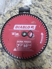 DIABLO 7-1/4 in. x 60-Tooth Fine Finish Circular Saw Blade D0760