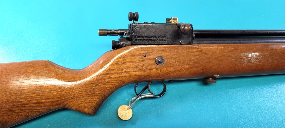 Rifle de aire comprimido Crosman modelo 118,22 Cal CO2 escaso perno acción + procedencia 909 Foto 3 de 4