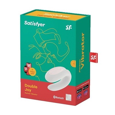 Satisfyer Double Joy Couples Vibrator with App Control U-Shape Sex Toy FreeShip