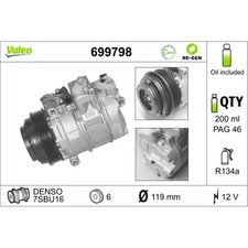 Kompressor Klimaanlage VALEO 699798 f&uuml;r Mercedes-Benz Chrysler G