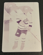 Fin The Whale 2024-25 Upper Deck MVP Mascot Talent Magenta Printing Plate 1/1
