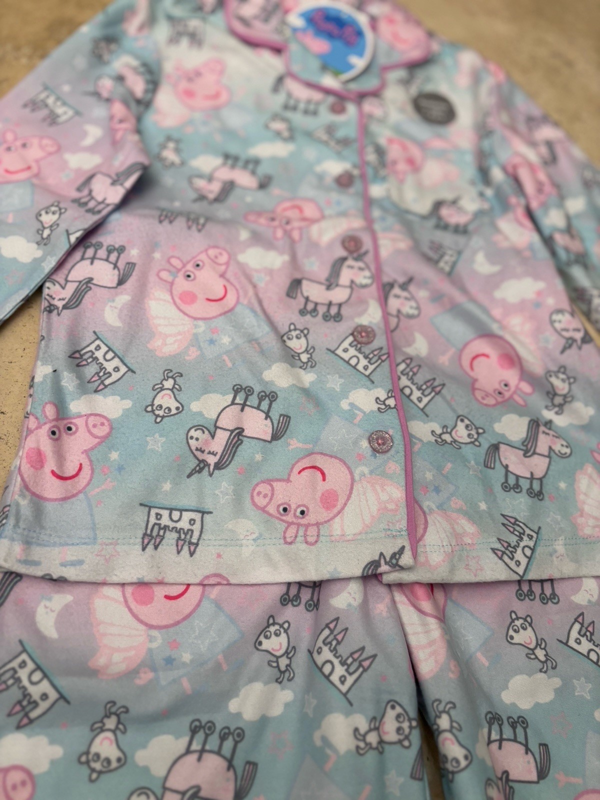Official Peppa Pig George Girls Pyjamas Age 5-6 Years image 6