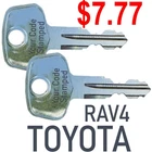 TOYOTA RAV4 Roof Rack Replacement Key Lock Cargo Luggage Box Carrier Rails 11-29