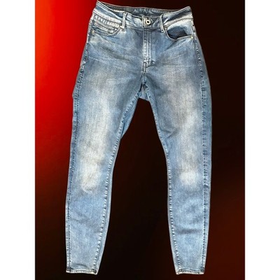 G-Star RAW Shape High Super Skinny Jeans Blue Sustainable D07113-9425-071 32x32