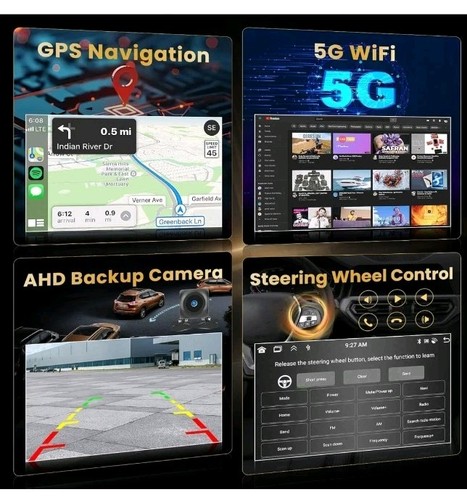 Chevrolet Chevy Trax 2014 2015 2016 Radio 8 Core 4+64GB Android 13 Car Stereo 9 - Picture 6 of 9