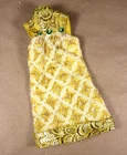Mod Francie clone gold lame Dress poss. Shillman vtg 60s 70s Barbie