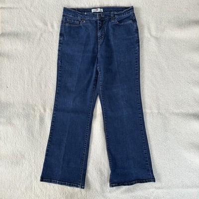 Levi's 512 Perfectly Slimming Boot Cut Jeans Size 14 Short Women s Medium Wash