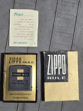 Vintage 50's Zippo RULE Cummins Diesel Sales Service Arlington Texas Advertising
