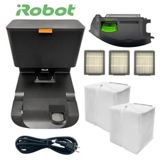 Automatic Dirt Disposal Dock & Dust Bags, Dust Bin for iRobot Roomba i, j Series