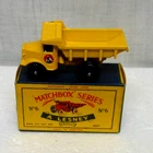 VINTAGE MATCHBOX SERIES 1-75 LESNEY NO. 6B QUARRY TRUCK - 1957- EXCELLENT COND