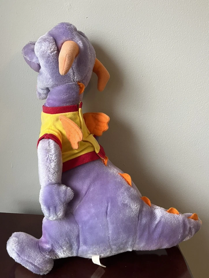 Dragón de peluche Epcot Center Figment de 17 pulgadas de colección de la década de 1980 Foto 3 de 4