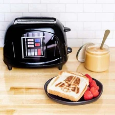 Uncanny Brands Star Wars Darth Vader Two-Slice Empire Toaster 