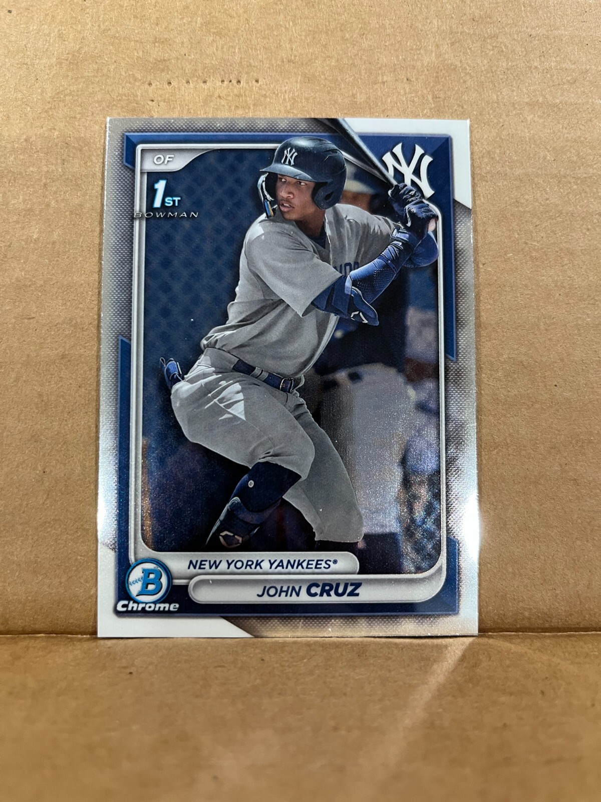 John Cruz 2024 1st Bowman Chrome Card