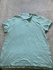 Old Navy Men Short Sleeve Polo Shirt Light Green Size 2XL Cotton