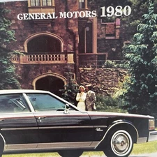 Original 1980 General Motors Full Line Sales Catalog Brochure Cars Trucks Vans