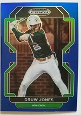 2022 Panini Prizm Draft Picks Druw Jones BLUE Prizm Base #PDP2