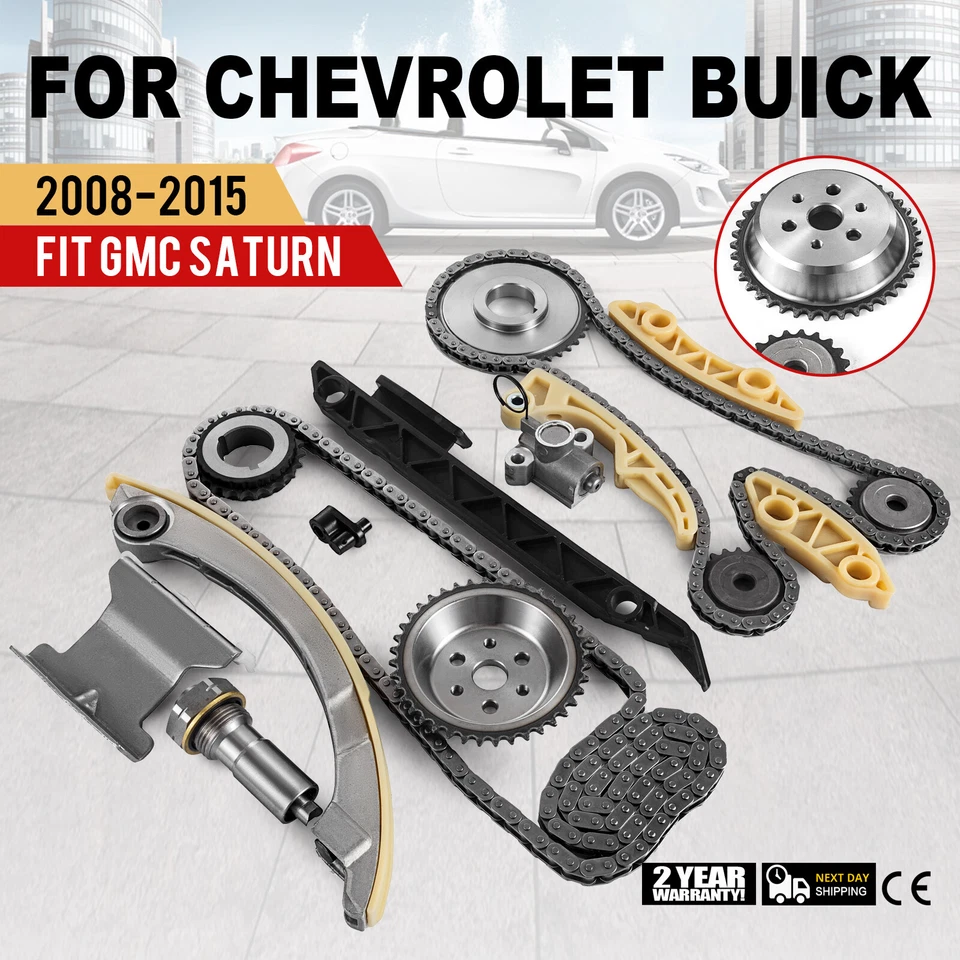 Timing Chain Kit for 08-13 Chevrolet Malibu 10-15 Equinox L4 2.0 2.2 2.4L DOHC~ Foto 2 de 4