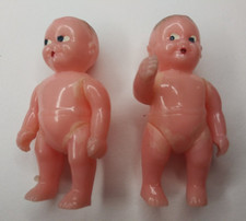 Renwal Nº Lote de dos (2) muñecas bebé miniatura vintage