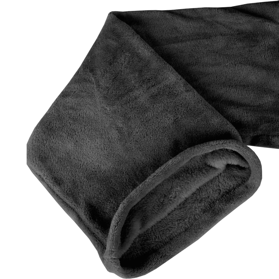 Kuscheldecke Ärmel 130x180cm Flauschdecke Sherpa TV-Decke Wohndecke Ärmeldecke - Bild 4 von 4