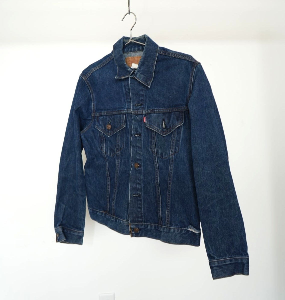 70s～ levi's 70505 0217 　濃紺　made in USA VTG 70s Levi's 70505 0217 Denim Trucker Jacket Blue Size 40