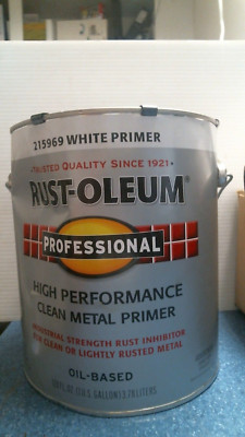 Rust-Oleum High Performance White Flat Oil-Based Primer 1 gal (215969)FS