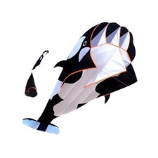 3D Kite Large Whale Dolphin Fly Giant Beach Kite for Outdoor