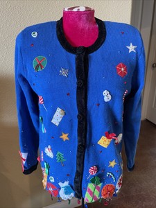 sapphire blue cardigan