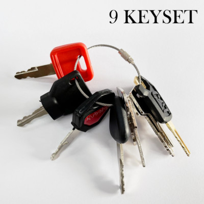 Replacement Keys For Construction Toys 4-Key Master Set For Plant & Dumper Trucks - Fits Lucas Thwaites, JCB, Bomag, Terex, Benford Lucas Thwaites Toy Master Keys - Foto 5