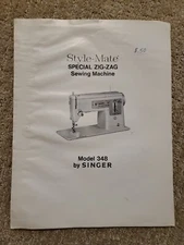 Singer 348 Style Mate Flyer