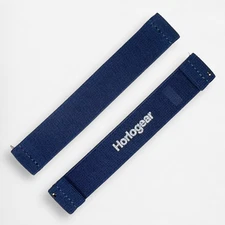 HORLOFLEX (Navy) Watch Strap Band for Swatch Omega Speedmaster MoonSwatch