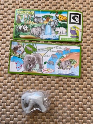 Ü-Ei Natoons Jungtiere DC 018 Elefant mit BZ hell Saison 2011/12