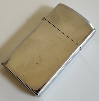 Vintage Slim Zippo Cigarette Small Lighter III III Bradford PA 
