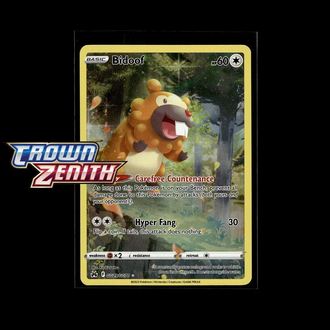 Bidoof Pokémon TCG Cards for sale
