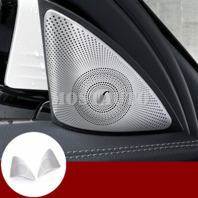 For Benz E Class W213 Inner Car Door Audio Speaker Frame Cover Trim 2016-2021