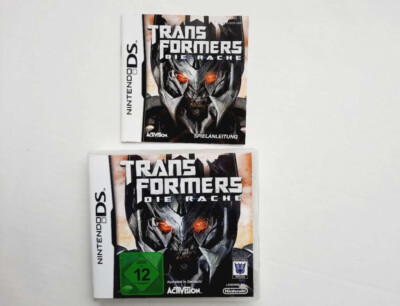 Transformers Die Rache Nintendo ds Aktion Jungs Anleitung Actionfiguren