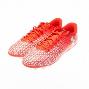 neon orange soccer cleats