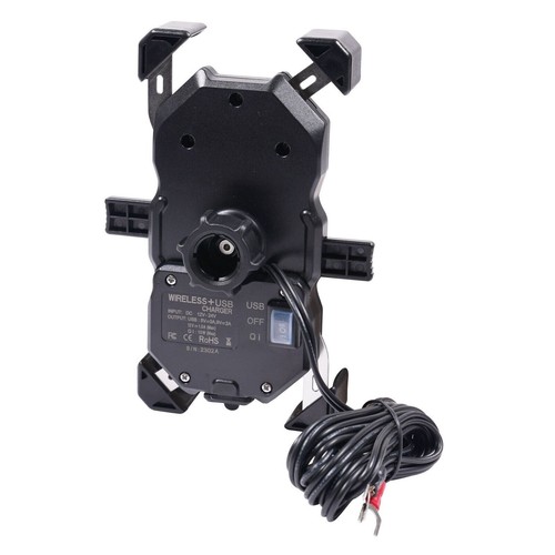New* Motorcycle Phone Holder Charger 15W Fast Wireless Charging Motorbike Mount - 第 4/14 張圖片