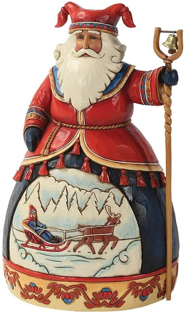 Jim Shore Heartwood Creek 2012 5th Lapland Santa w/Sleigh Scene 4025842 | eBay