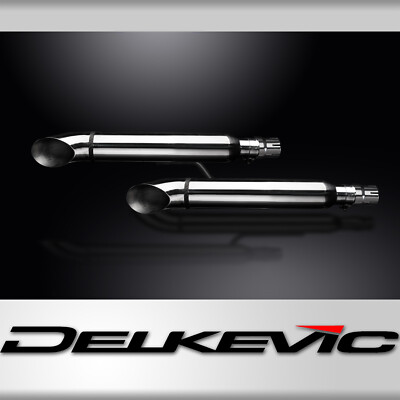 Honda VTX1300 C/T/R 2004-2009 16'' Curved Out Stainless Cruiser Exhaust Mufflers