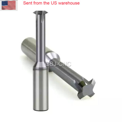 1/4'' 20-56 TPI Single Pitch Carbide Milling Cutter Thread Mill Cutting Tool AlTi
