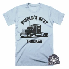 Worlds Best Truck Shirt, Truck Driver Shirt, Trucker Gifts, Big Rig Tee Shirt 