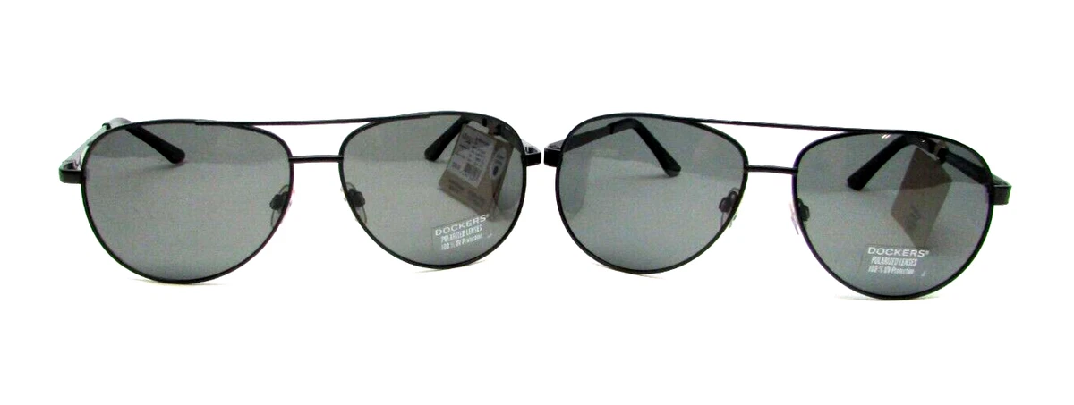 Dockers Black Aviator Sunglasses with Dark Lenses Amazon.com: Dockers Men main image 4