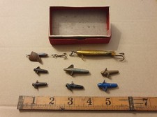 Vintage fishing tackle Hardy Lures x8