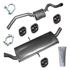 Komplett Auspuff 2-tlg. für Mercedes Benz A Klasse A200 W169 136PS NEU+ Zubehör