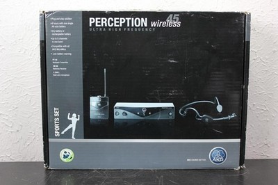 AKG Perception Wireless 45 Sports Set with PT45 Bodypack & C544 L Head-worn Mic!